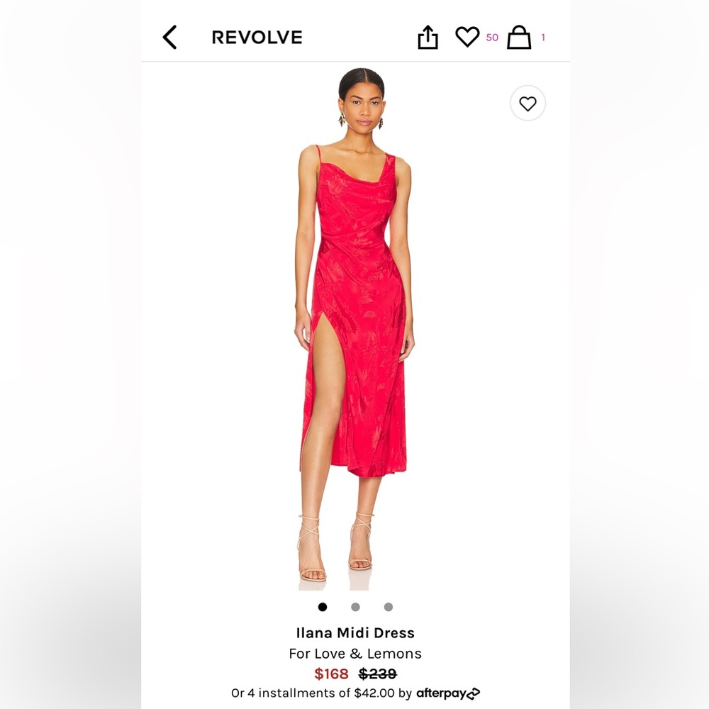 For Love and Lemons Ilana Midi Dress